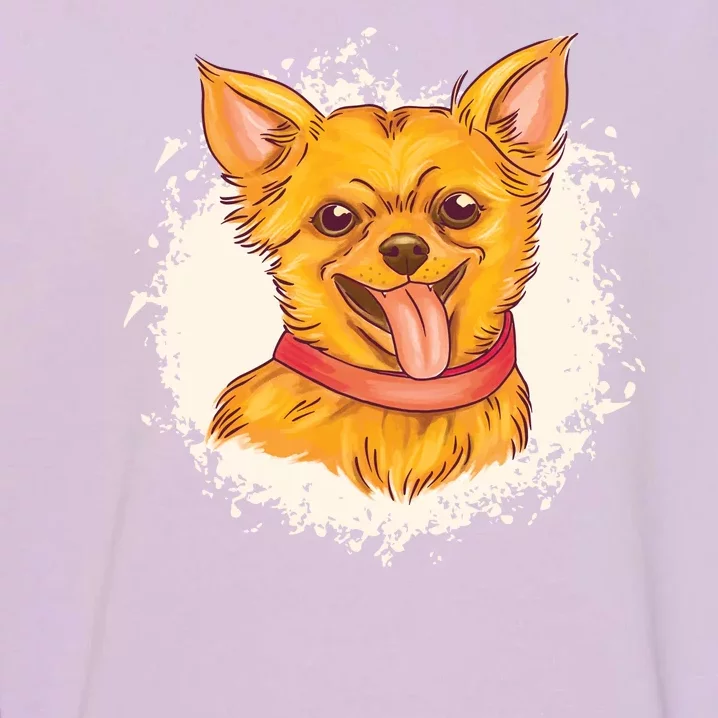 Happy Chihuahua Garment-Dyed Sweatshirt