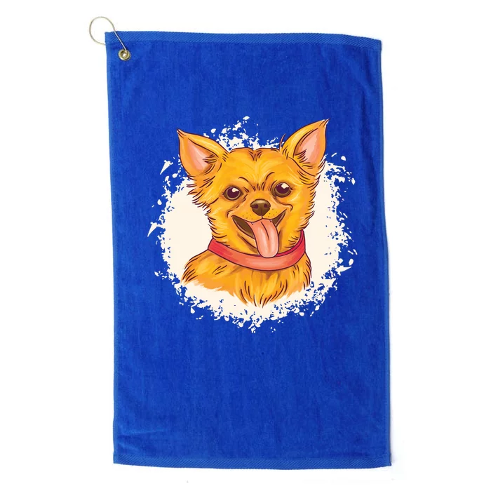 Happy Chihuahua Platinum Collection Golf Towel