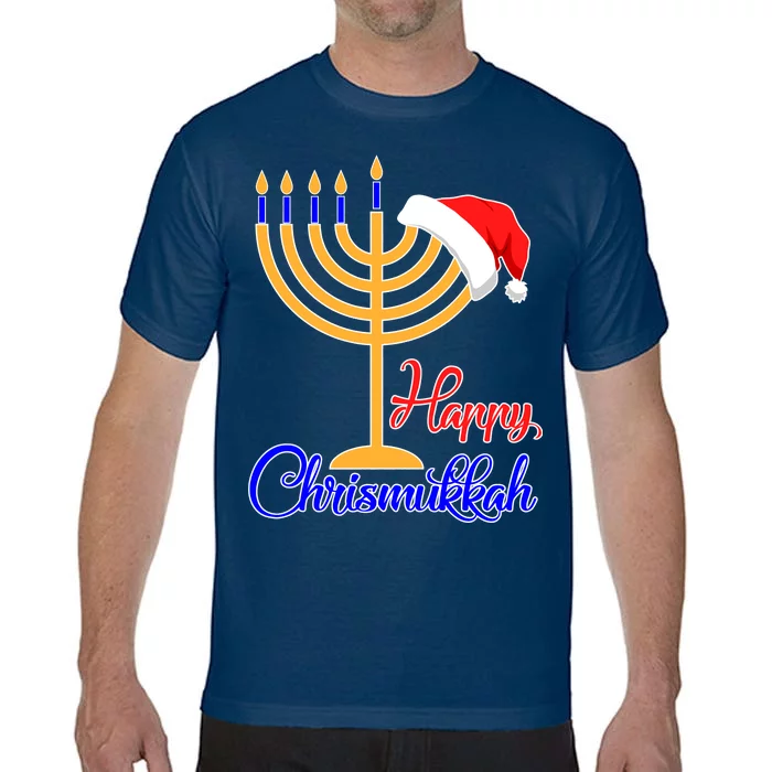 Happy Chrismukkah Christmas Hanukkah Comfort Colors T-Shirt