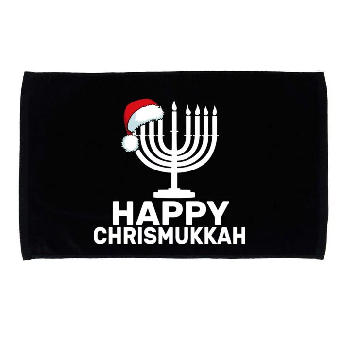 Happy Chrismukkah Hanukkah Microfiber Hand Towel