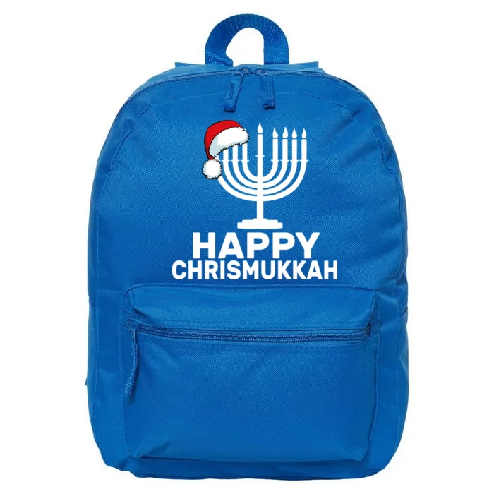 Happy Chrismukkah Hanukkah 16 in Basic Backpack