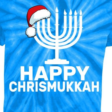 Happy Chrismukkah Hanukkah Kids Tie-Dye T-Shirt