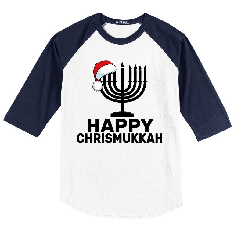 Happy Chrismukkah Hanukkah Baseball Sleeve Shirt
