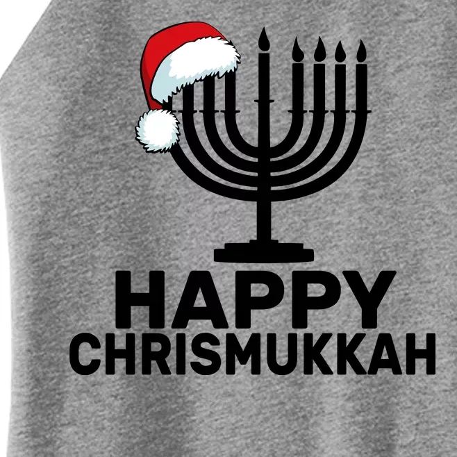 Happy Chrismukkah Hanukkah Women’s Perfect Tri Rocker Tank