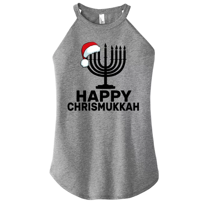 Happy Chrismukkah Hanukkah Women’s Perfect Tri Rocker Tank