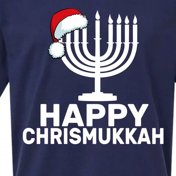 Happy Chrismukkah Hanukkah Sueded Cloud Jersey T-Shirt