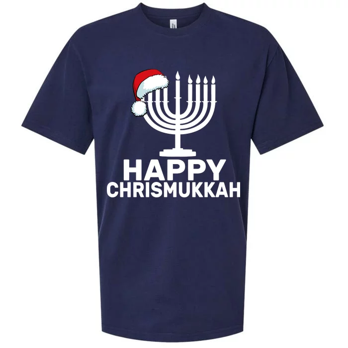 Happy Chrismukkah Hanukkah Sueded Cloud Jersey T-Shirt