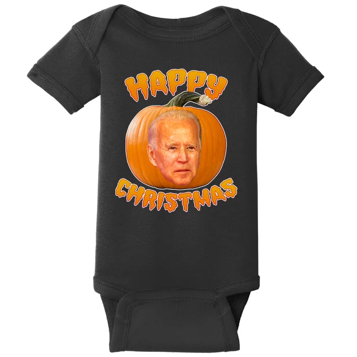 Happy Christmas Joe Biden Halloween Pro Trump Baby Bodysuit