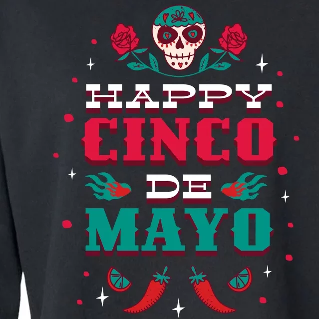 Happy Cinco De Mayo Cropped Pullover Crew