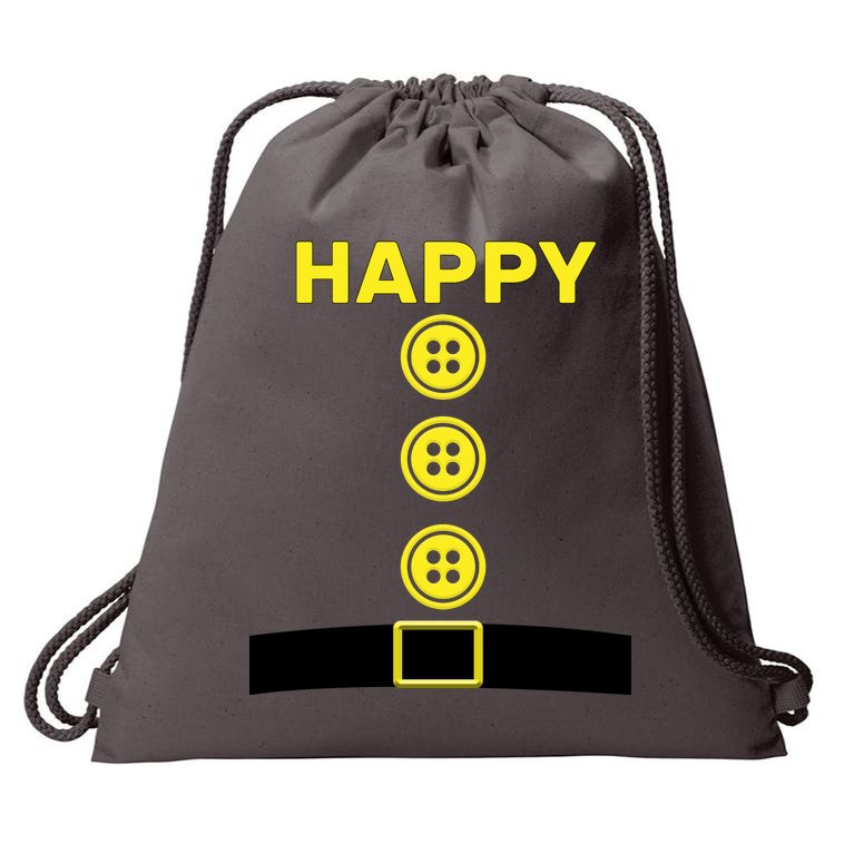 Happy Dwarf Drawstring Bag