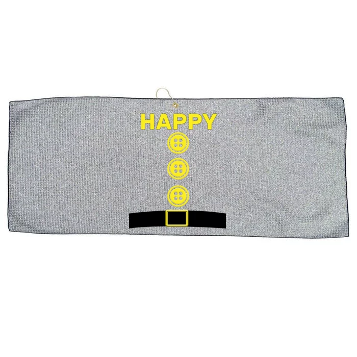 Happy Dwarf Large Microfiber Waffle Golf Towel