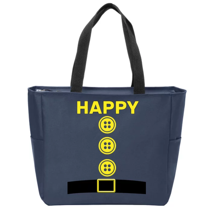 Happy Dwarf Zip Tote Bag