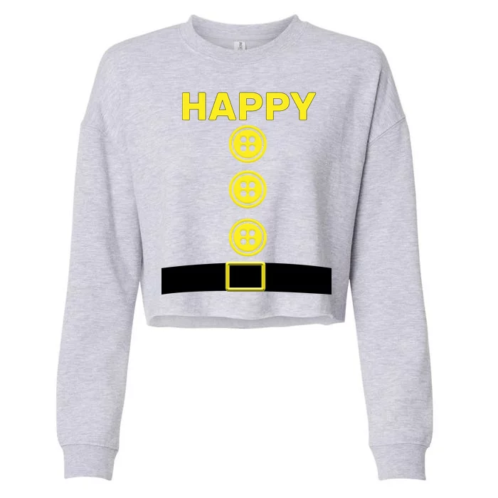 Happy Dwarf Cropped Pullover Crew