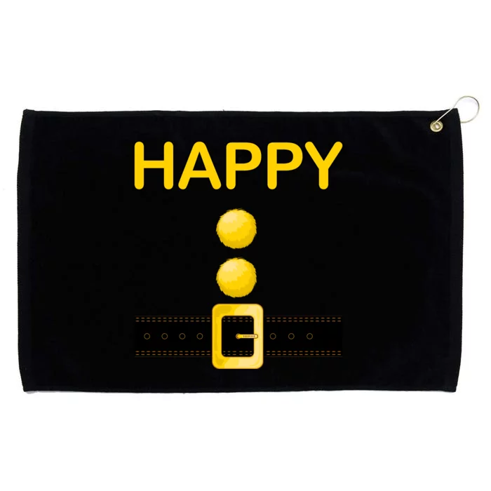 Happy Dwarf Costume Grommeted Golf Towel