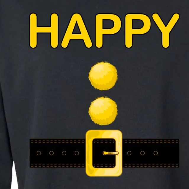 Happy Dwarf Costume Cropped Pullover Crew