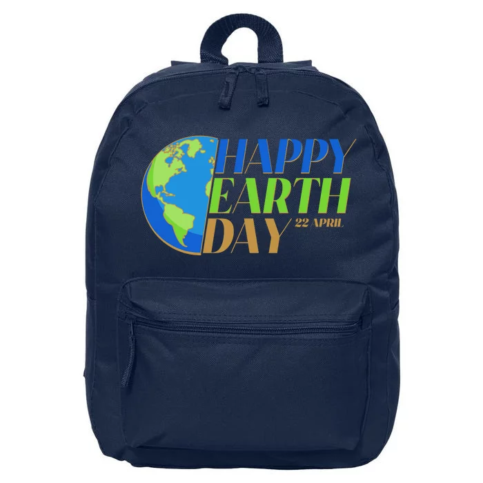 Happy Earth Day 22 April 16 in Basic Backpack