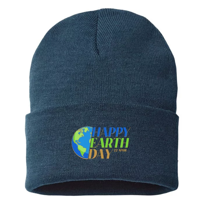 Happy Earth Day 22 April Sustainable Knit Beanie