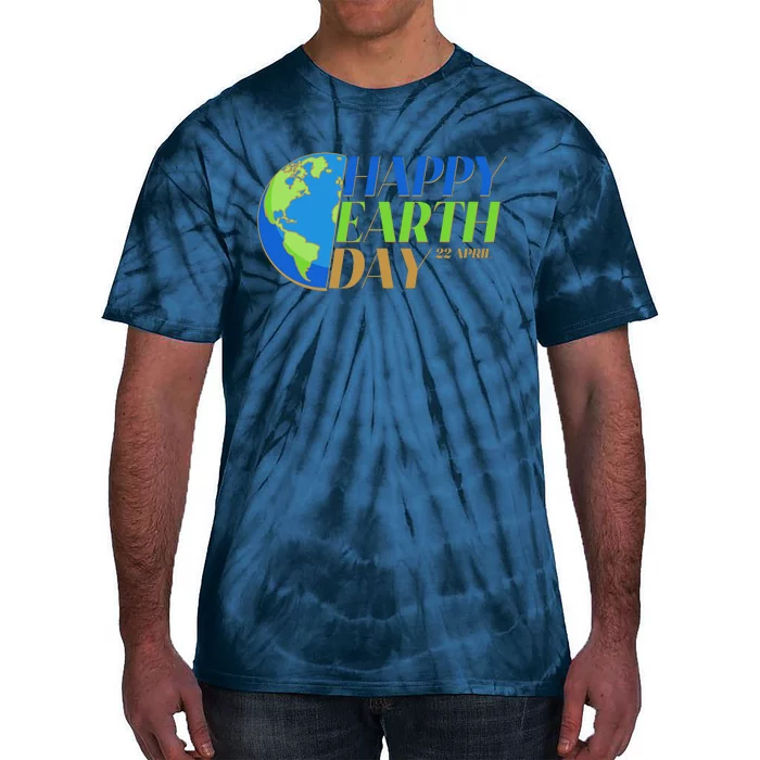 Happy Earth Day 22 April Tie-Dye T-Shirt