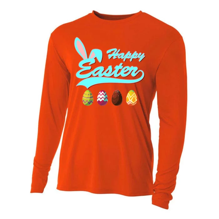 Happy Easter Cooling Performance Long Sleeve Crew