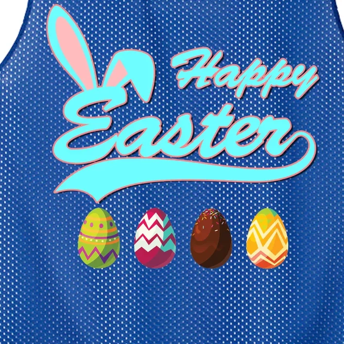 Happy Easter Mesh Reversible Basketball Jersey Tank