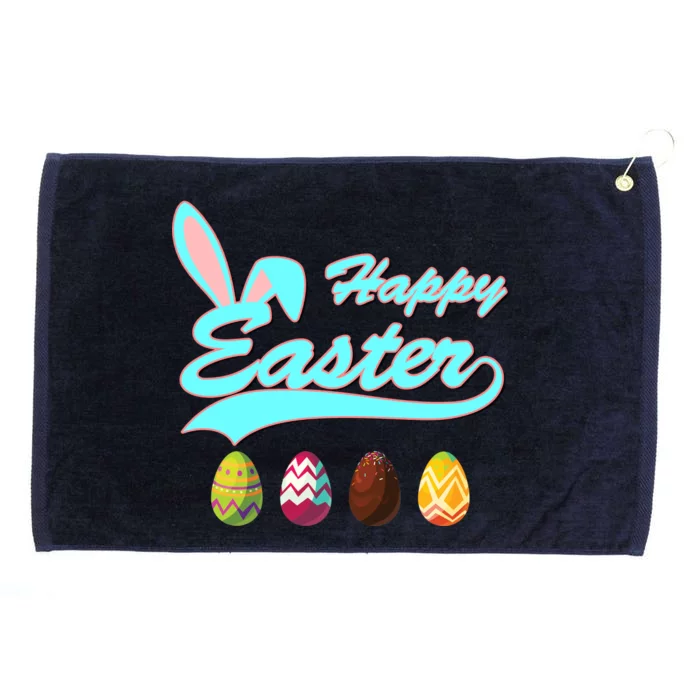 Happy Easter Grommeted Golf Towel