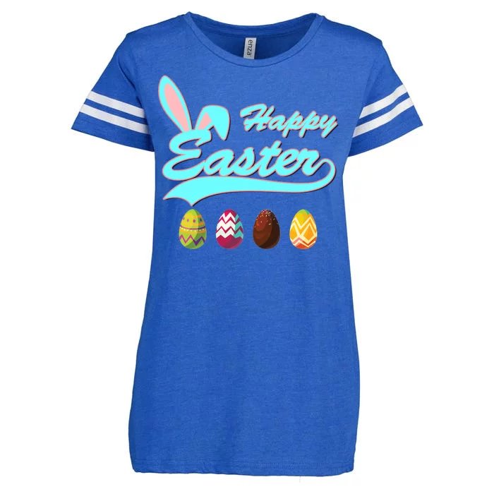 Happy Easter Enza Ladies Jersey Football T-Shirt