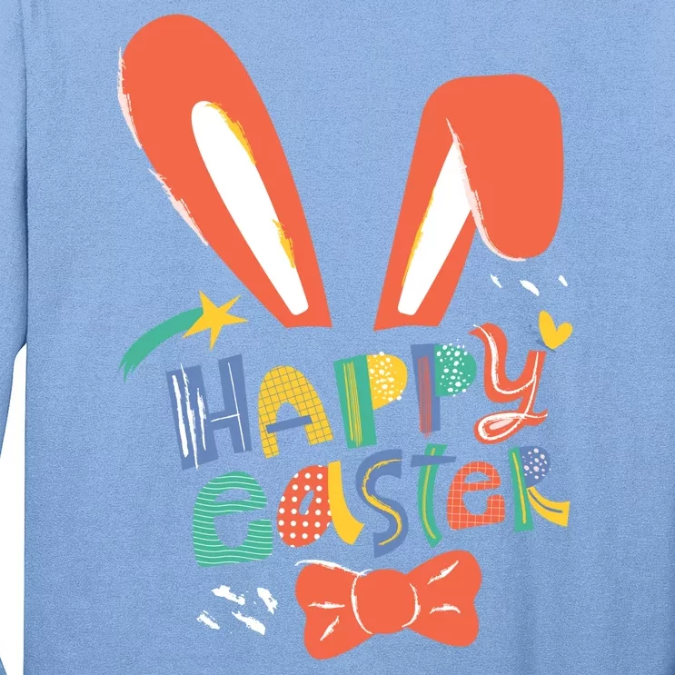 Happy Easter Bow Long Sleeve Shirt