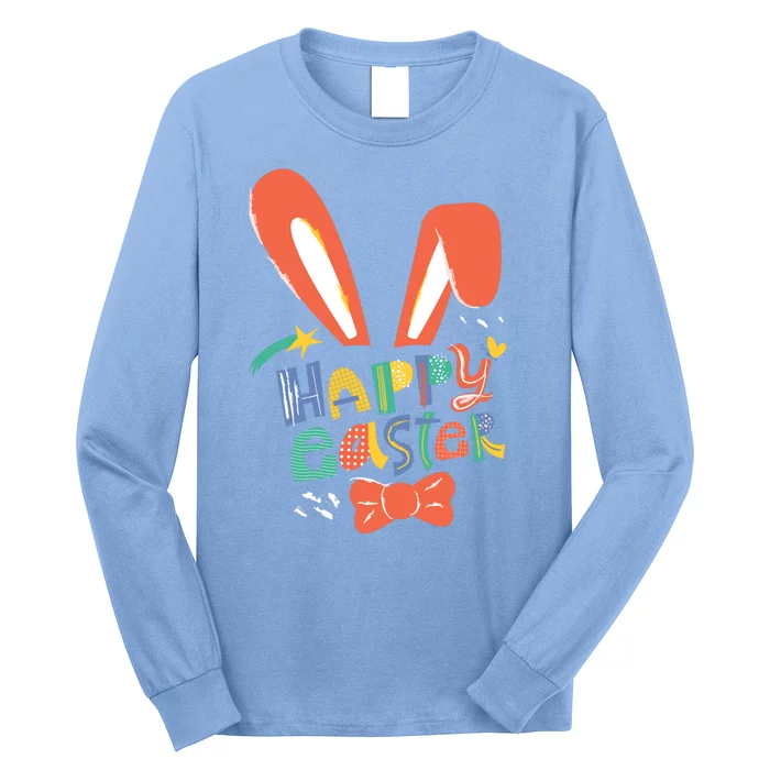 Happy Easter Bow Long Sleeve Shirt