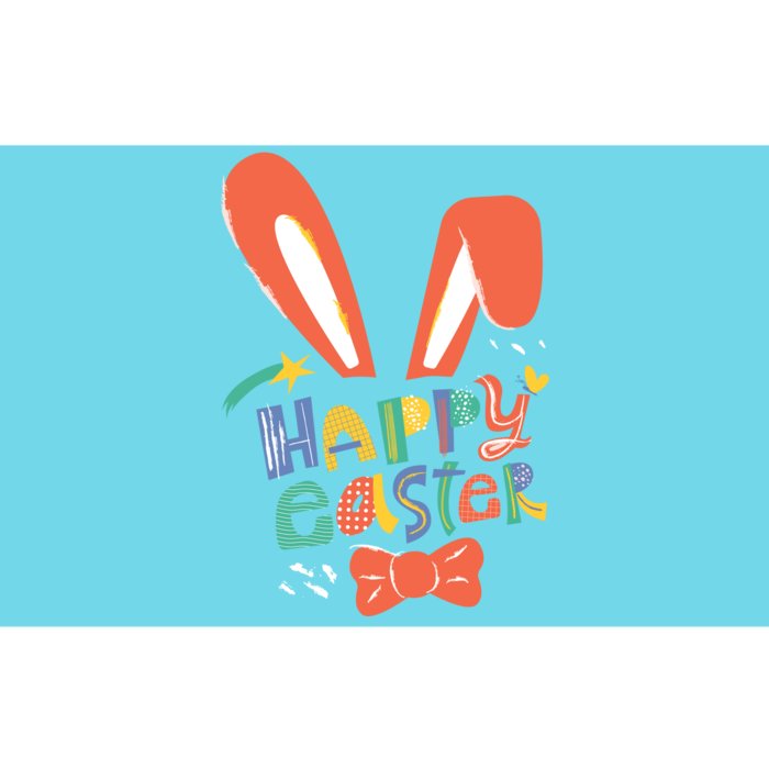 Happy Easter Bow Bumper Sticker