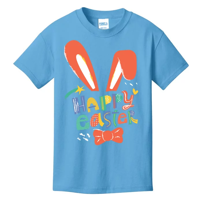 Happy Easter Bow Kids T-Shirt