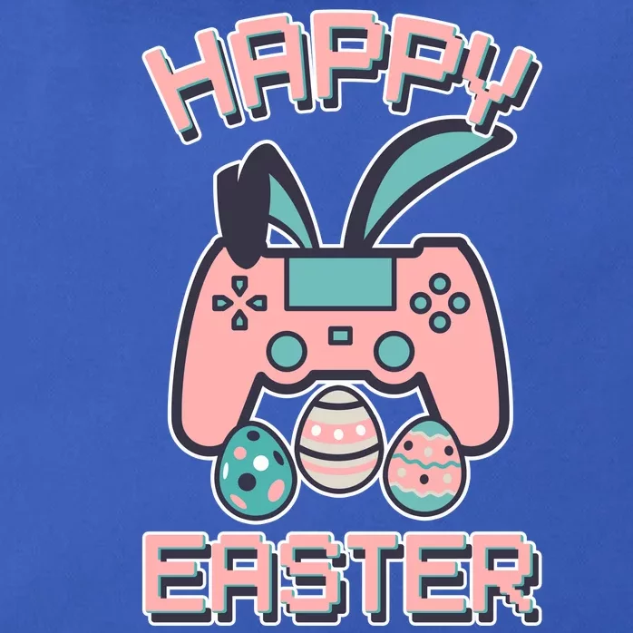 Happy Easter Bunny Game Controller Zip Tote Bag