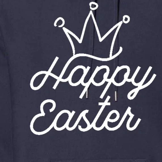 Happy Easter Crown Premium Hoodie