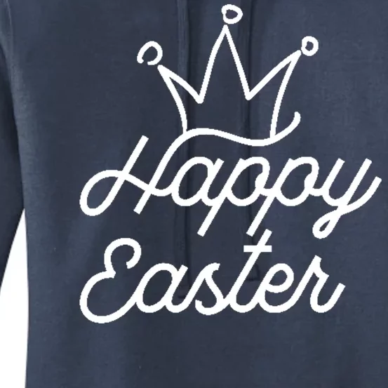 Happy Easter Crown Women's Pullover Hoodie