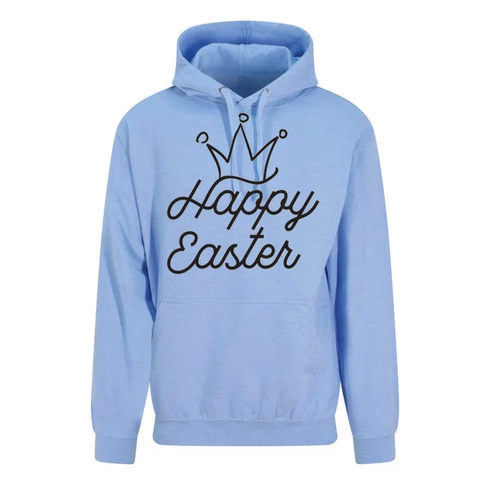 Happy Easter Crown Unisex Surf Hoodie