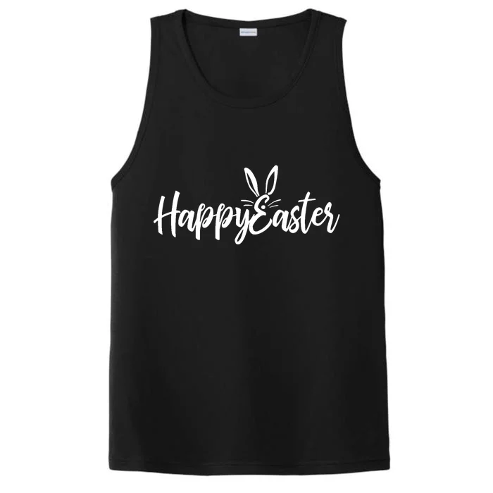 Happy Easter Cursive Signature Performance Tank