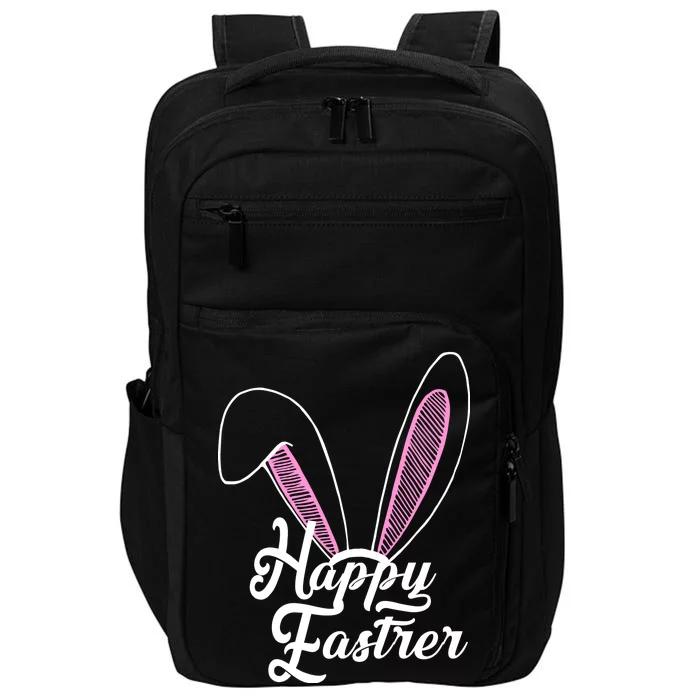 Happy Easter Cute Bunny Ears Impact Tech Backpack