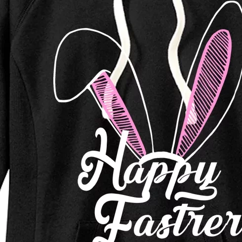 Happy Easter Cute Bunny Ears Women's Fleece Hoodie