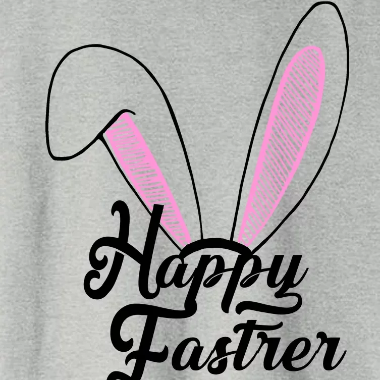 Happy Easter Cute Bunny Ears Women's Crop Top Tee