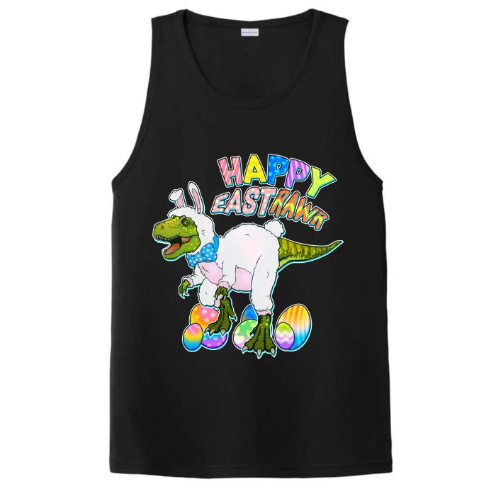 Happy Easter EastRawr T-Rex Performance Tank