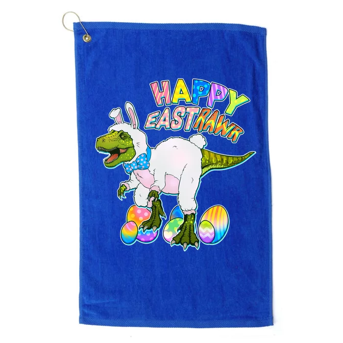 Happy Easter EastRawr T-Rex Platinum Collection Golf Towel