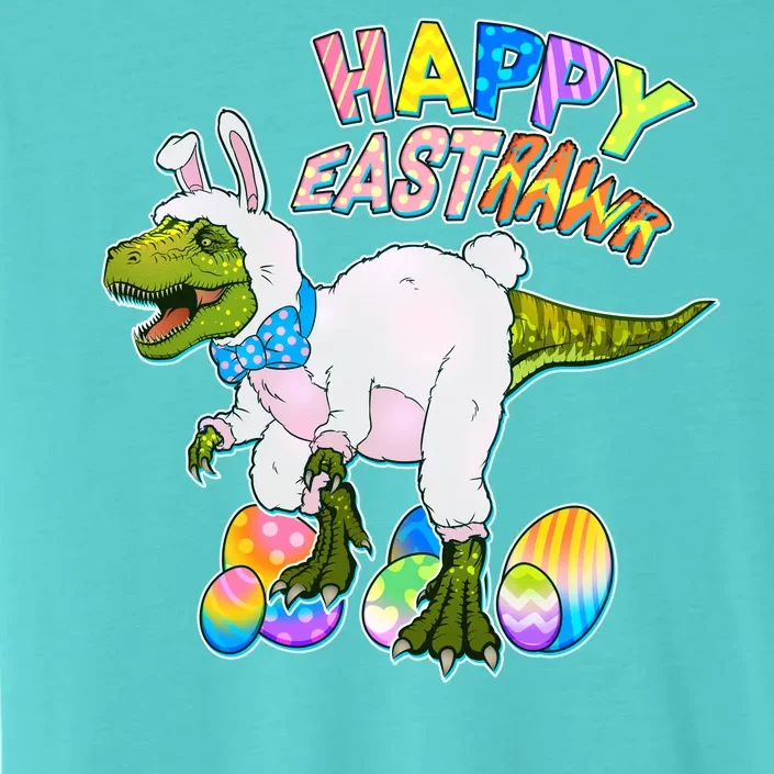 Happy Easter EastRawr T-Rex ChromaSoft Performance T-Shirt