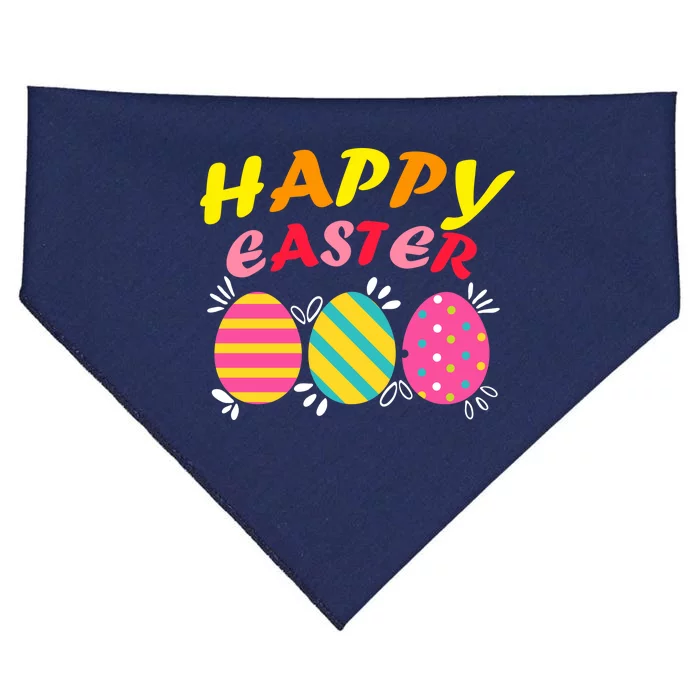 Happy Easter Eggs USA-Made Doggie Bandana