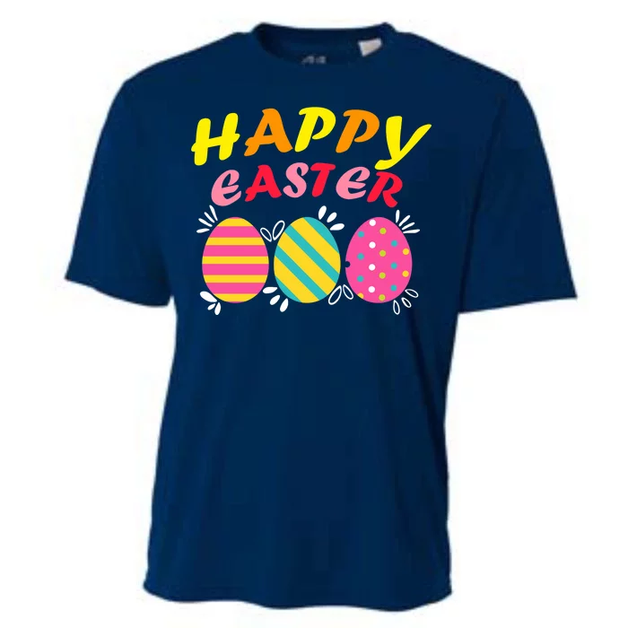 Happy Easter Eggs Cooling Performance Crew T-Shirt