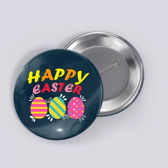 Happy Easter Eggs Button