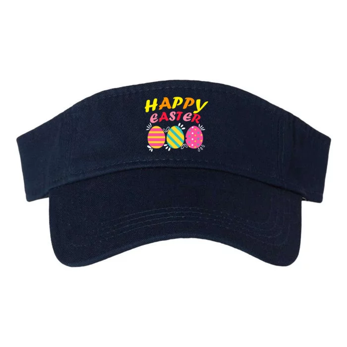 Happy Easter Eggs Valucap Bio-Washed Visor