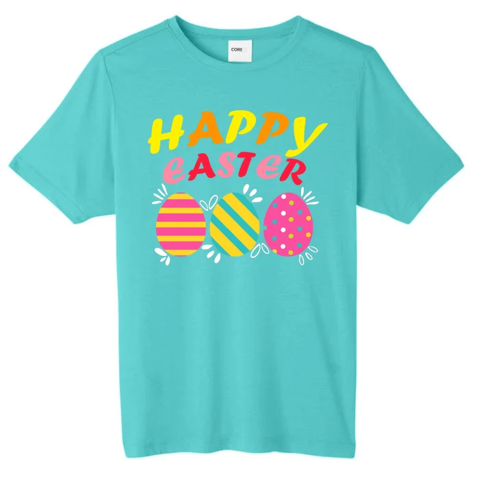 Happy Easter Eggs ChromaSoft Performance T-Shirt