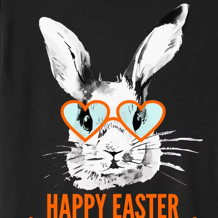 Happy Easter Hipster Bunny Rabbit ChromaSoft Performance T-Shirt