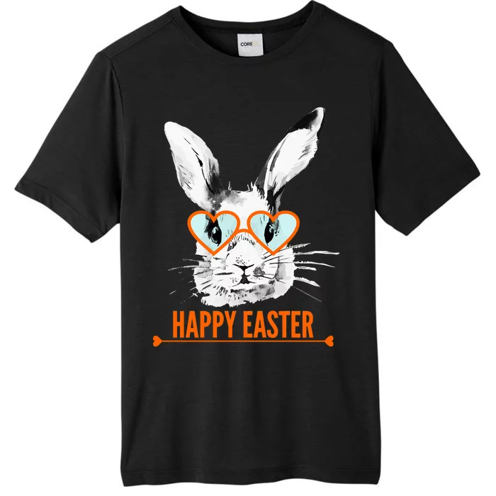 Happy Easter Hipster Bunny Rabbit ChromaSoft Performance T-Shirt