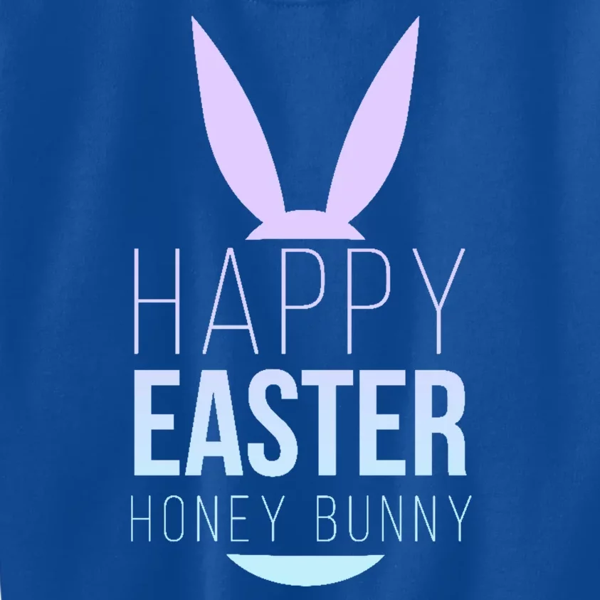 Happy Easter Honey Bunny Kids Sweatshirt