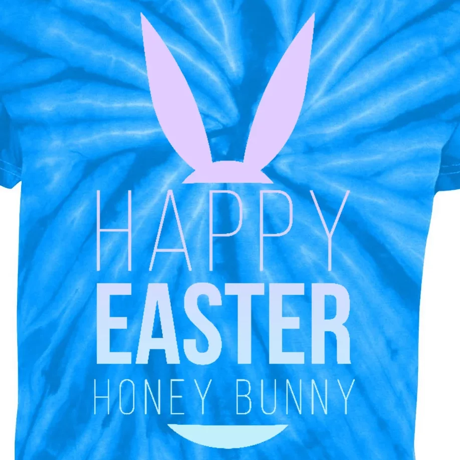 Happy Easter Honey Bunny Kids Tie-Dye T-Shirt